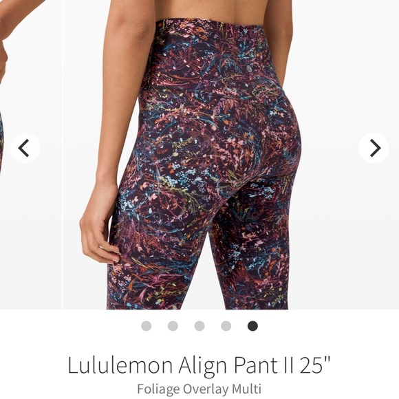 Lululemon Align Pant II 25" Foliage Overlay Multi - Picture 11 of 12